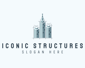 Cityscape Building Structure logo design