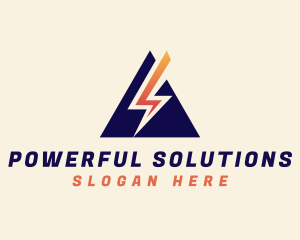 Electrical Energy Lightning  logo design