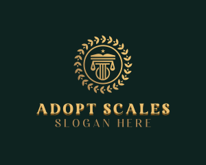 Legal Justice Scale logo design