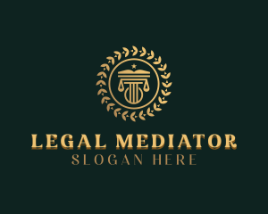 Legal Justice Scale logo design