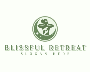 Spa Massage Woman logo design