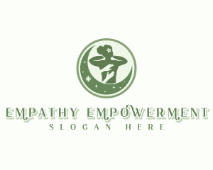 Spa Massage Woman logo design