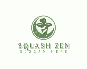 Spa Massage Woman logo design