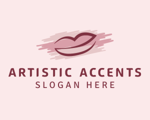 Lipstick Makeup Artist logo design