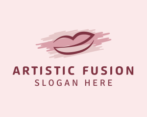 Lipstick Makeup Artist logo design