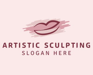 Lipstick Makeup Artist logo design