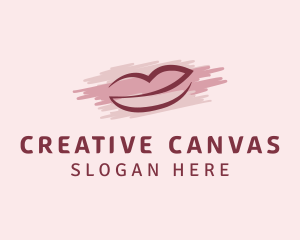 Lipstick Makeup Artist logo design