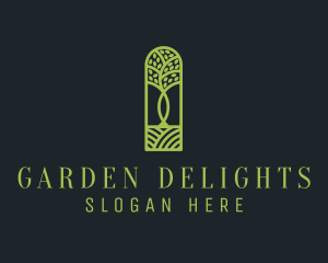 Tree Planting Garden logo design