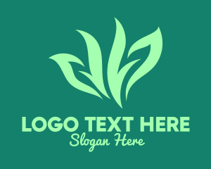 Green Organic Herb logo