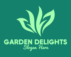 Green Organic Herb logo design