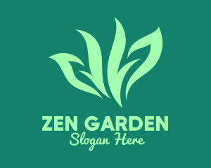 Green Organic Herb logo design