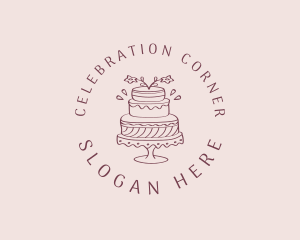 Cake Event Celebration logo design