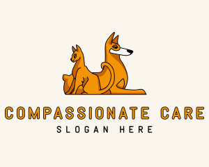 Dog Cat Animal Care logo design