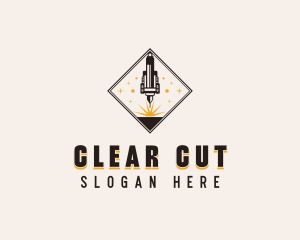 Industrial CNC Laser logo design