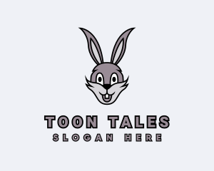 Cartoon Rabbit Tooth logo