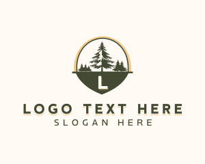 Outdoor Pine Tree Forest logo