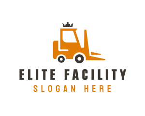 Crown Forklift Truck logo design