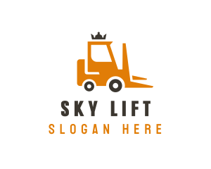 Crown Forklift Truck logo design