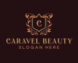 Elegant Ornamental Crest logo design