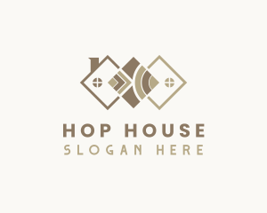 Tile House Renovation logo design