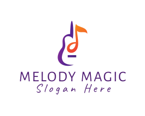 Musical String Instrument logo design