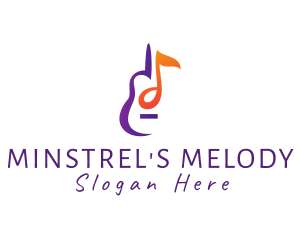 Musical String Instrument logo design