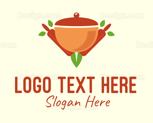 Organic Cooking Pot Logo