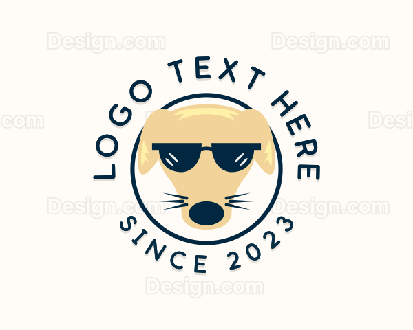 Cool  Dog Sunglasses Logo