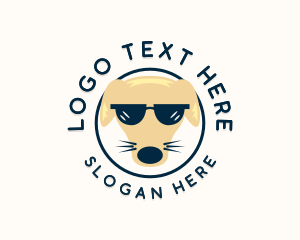 Cool  Dog Sunglasses Logo