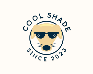 Cool  Dog Sunglasses logo design