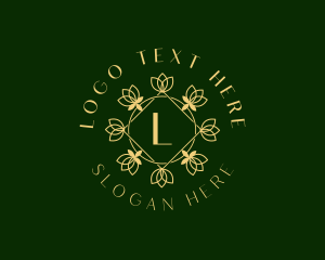 Organic Floral Ornament logo