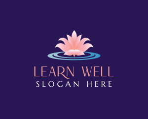 Lotus Flower Wellness logo design