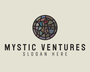 Geometric Stained Glass Art logo