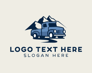 Vehicle Mountain Truck Logo
