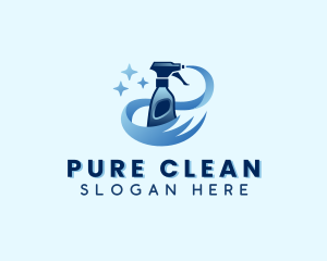 Cleaning Spray Bottle logo