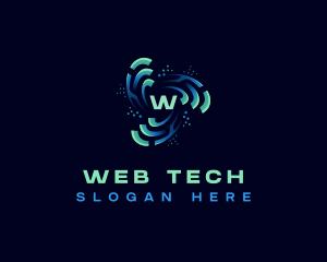 Technology Cyber Digital logo design