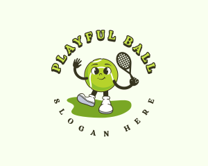 Athlete Tennis Ball logo