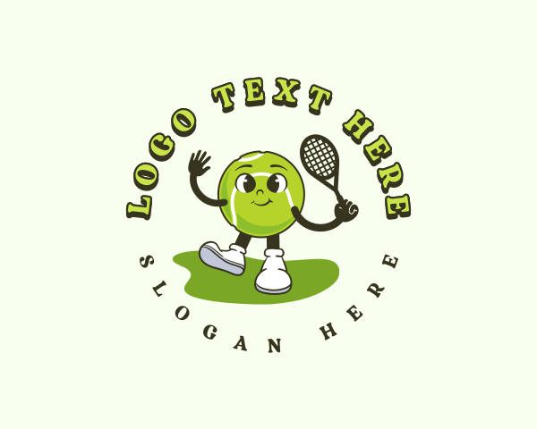 Athlete Tennis Ball logo