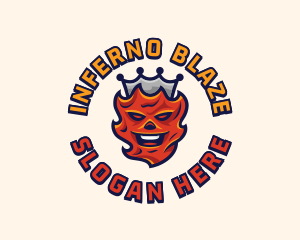 Blazing Fire King logo design