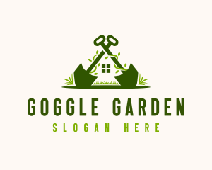 Lawn Landscaper Tools logo design