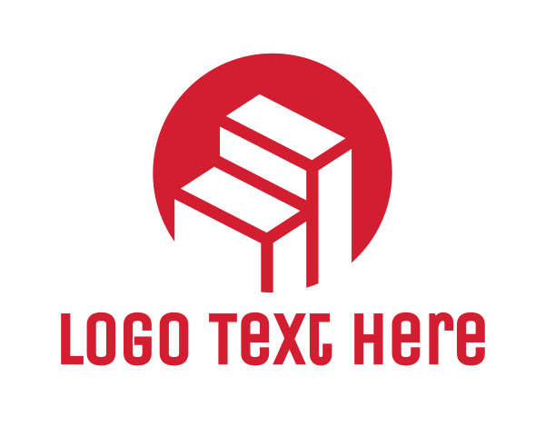 Red And White logo example 2