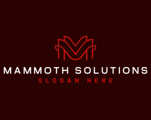 Premium Finance Letter M logo design