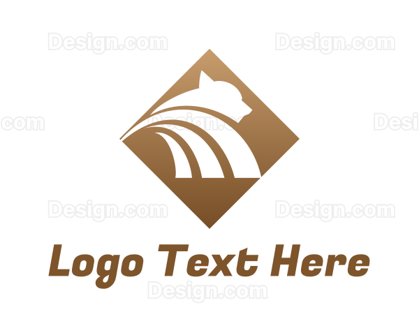 Gradient Diamond Luxury Logo