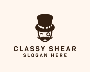 Classy Gentleman Hat logo design