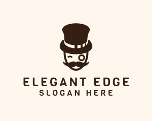 Classy Gentleman Hat logo design
