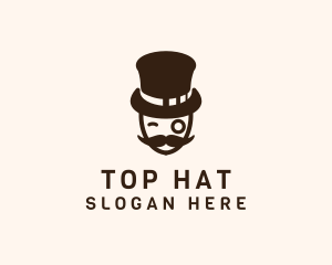 Classy Gentleman Hat logo design