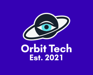 Planetary Eye Orbit  logo design