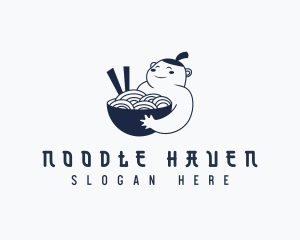 Sumo Noodles Ramen logo design