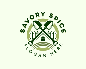 Shovel Lawn Landscaping Logo