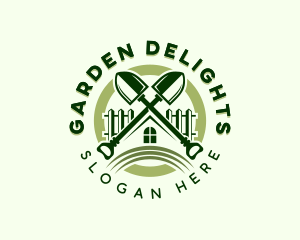 Shovel Lawn Landscaping logo design